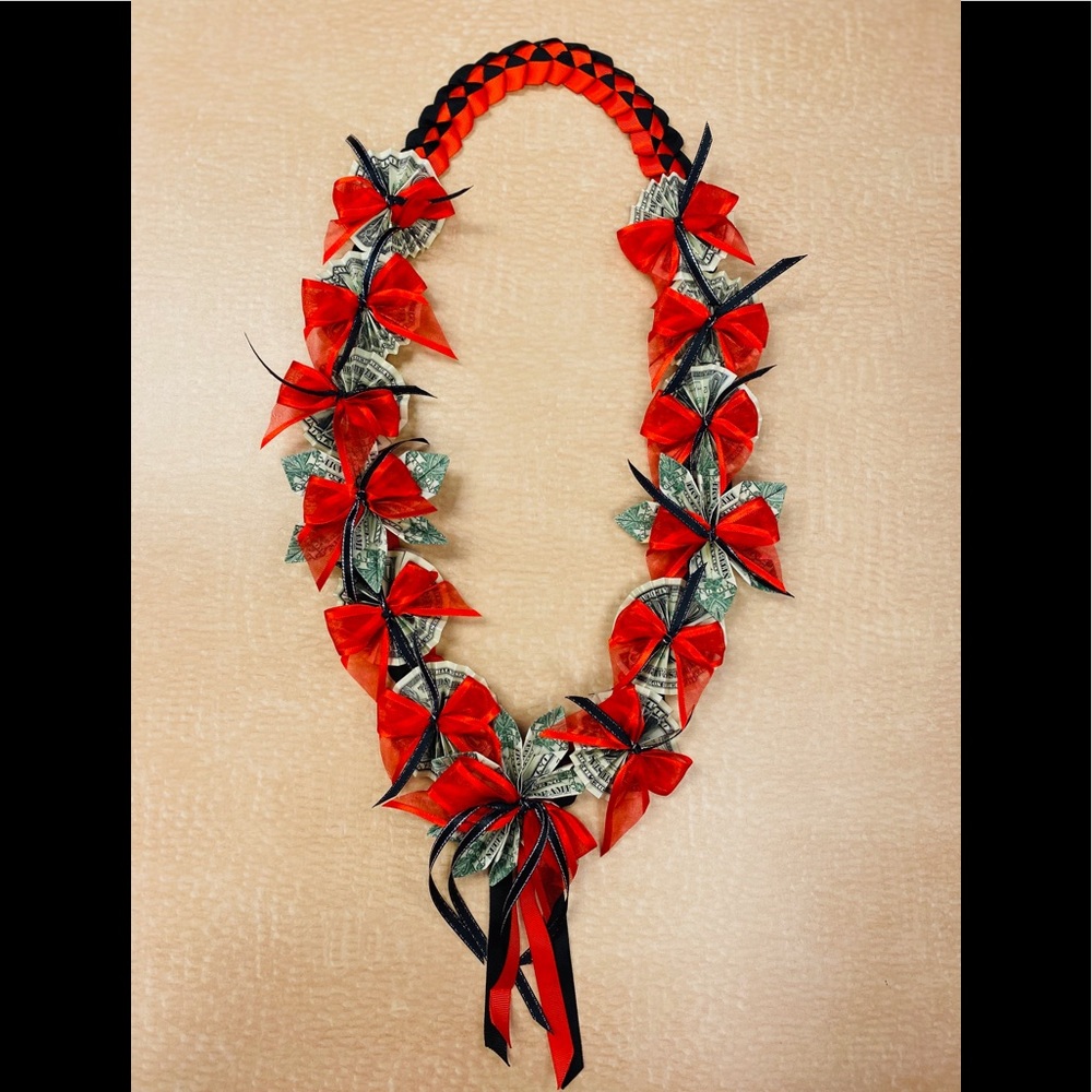Graduation money leis